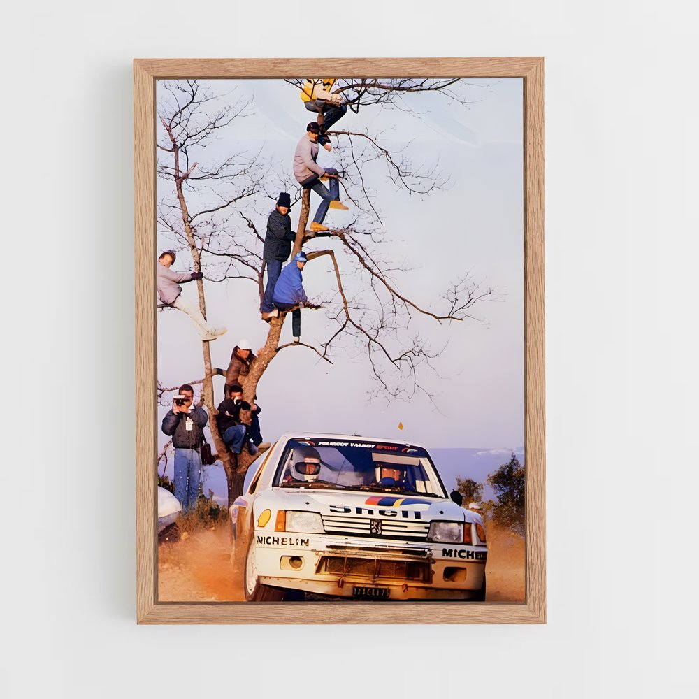 Poster Aventure Arboricole – affiche Peugeot (vue 4)